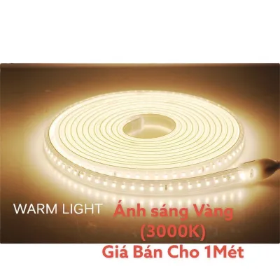 Dây đèn led 2835 - có keo dán- chống nước - sử dụng điện 220v- bán theo mét