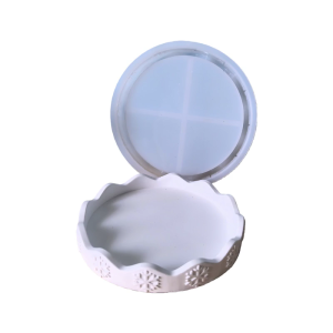 Snowflake Christmas Tree Silicone Mold Baking Tray Grade Materials Crafting Tool for Resin Chocolate Ice Cubes