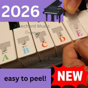 2025 NEW Piano keyboard transparent sticker finger guide premium material Removable 25/49/61/76/88keys