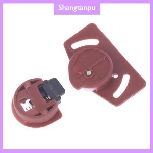 [shangtanpu] 4 Pairs Wardrobe Roller Sliding Door Gear Circuit Board Indoor Panel Kit Furniture Sliding Door Roller Set Cabinet ABS Wheel