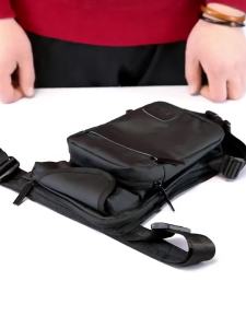 ที่มีคุณภาพสูงไนล่อนผู้ชายวางขากระเป๋า F Anny แพ็คขี่รถจักรยานยนต์สบายๆไหล่ข้ามร่างกายต้นขาชายสะโพกเข็มขัดเอวกระเป๋า