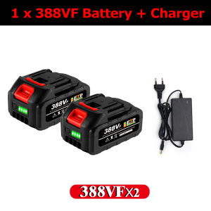 2 Pin Plug 20000mAh 388VF Battery 21V Rechargeable Lithium Ion Battery+Charger,For Makita interface,For Drill/Saw/Angle Grinder