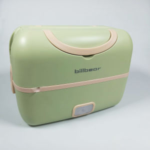 Kotak Makan Pemanas Elektrik Double Layer Lunch Box 2 Bowl 2L BE-FH888 - BILLBEAR - Kitchenware