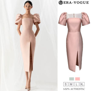 ZYHT eravogue váy đi tiệc cưới váy đi tiệc cưới Đầm dạ hội đầm cổ vuông đầm tay phồng đầm dạ hội sang trọng đầm ôm sát đầm xẻ tà đầm satin đầm hàn quốc đầm dạ hội váy cưới 4891