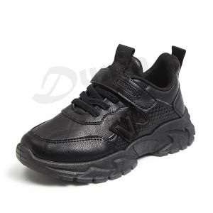 SEPATU SEKOLAH / SEPATU ANAK SEKOLAH / SEPATU ANAK TK SD BERKUALITAS / SEPATU FULL HITAM PREMIUM / SEPATU SEKOLAH ANAK LAKI-LAKI