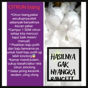 TERLARIS | Biang citrun| Bubuk pembersih kamar mandi| pembersih baju| Citrun biang