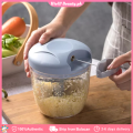 900ml 500ml Manual Food Chopper Mini Food Processor With Rope  Pounding Garlic Cutting Peppers Puree Cooking Machine for Onion Nuts Vegetable Meat Kitchen Slicer Cutter. 