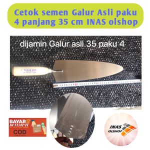 CETOK/ SENDOK GALUR ASLI PANJANG 35CM PAKU 4 INAS OLSHOP ( 1PCS )