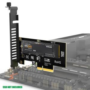 LBShare M.2 NVMe SSD TO PCIE 3.0 X4 adapter M Key interface card Suppor PCI Express ssd m.2 nvme pci to m2