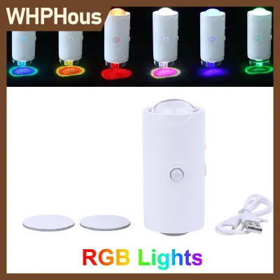 WHPHous Có Thể Sạc Lại Dẫn Ánh Sáng Ban Đêm Với Cảm Biến Chuyển Động Thay Đổi Độ Sáng Đèn Tường Trong Nhà Môi Trường Xung Quanh Chiếu Sáng Cho Hành Lang Cầu Thang Lối Vào Tủ Quần Áo