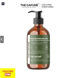 The CAFUNÉ Bình Ủ Tóc Chăm Sóc Tóc Chất Xuất Bưởi Bó Kết CAFUNÉ Viat Tinh Dầu Bưởi Chất Xuất Bó Kết CAFUNÉ Tóc Sạch Khô Giảm Gây Rụng 480ml