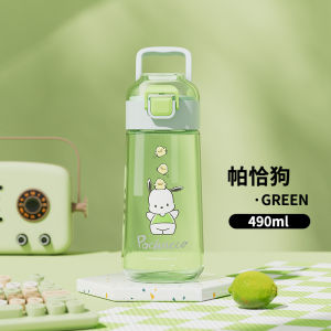 490ml 620ml Cute Sanrio Bpa Free Tritan Water Bottle Kuromi Cinnamoroll Melody Pochacco Direct Drinking Bottle School