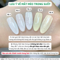 Sơn gel mắt mèo trong suốt ít đổi màu nền RAMYLA Nghi Thảo. 