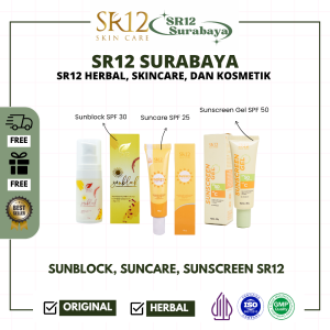 [RCI] SR12 SUNCARE BPOM / SUNBLOCK SPF 25++ / MENJAGA KULIT TETAP SEHAT & LEMBAB / SUNBLOCK WAJAH BPOM