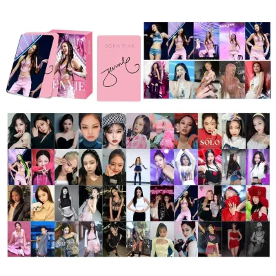 55pcs/box TERBARU 2023 KPOP Blackpink Photo Card Blackpink Lomo Card Kartu Foto BP JISSO ME LISA