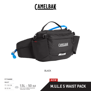 CamelBak MULE 5 Waist Pack with Crux 1.5L Lumbar Reservoir