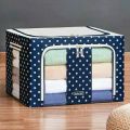 Smartchoice STORAGE BOX 66 Liters Double Zipper / Frame Baja Large Box 66L Kotak Penyimpanan Baju Serbaguna Kotak Multifungsi Intihome. 