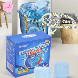 12pcs Washing Machine Cleaner Washing Machine Cleaning Cube Washing Machine Cleaning Tablets Pencuci Mesin Basuh Pembersih Sabun Cuci Basuh