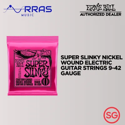 Ernie Ball Electric Guitar Nickel Wound Slinky Strings