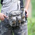 🔥จัดส่งฟรี🔥Military waist bag กระเป๋าคาดเอว กระเป๋าทหารคาดเอว ใส่ขวดน้ำได้. 