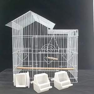 Parakeet food feeder lovebird and budgerigar pearl food cup birdcage food accessories