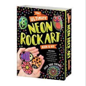 Paint Your Own Australian Animals Book & Kit with 4 Plaster Animals 6 Paints Paintbrush & Book for Kids