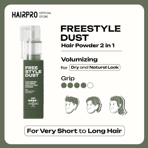 Hairnerds Professional - FreestyleDust Powder / Styling Clay Pomade Bubuk / water based / gel rambut