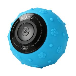 OPBWQH 5 Gears Vibrating Massage Ball Multi-function Portable Electric Fascia Massager Effectively Deep Tissue Foam Roller Fitness