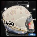 ARAI VZ RAM Sakura White Open Face Jet Helmet 100% Original From Authorized Dealer. 