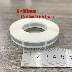 1000pcs Scratch Off Label Gosok Penutup Sticker Gosok Pin Label Sticker Scratch Stiker