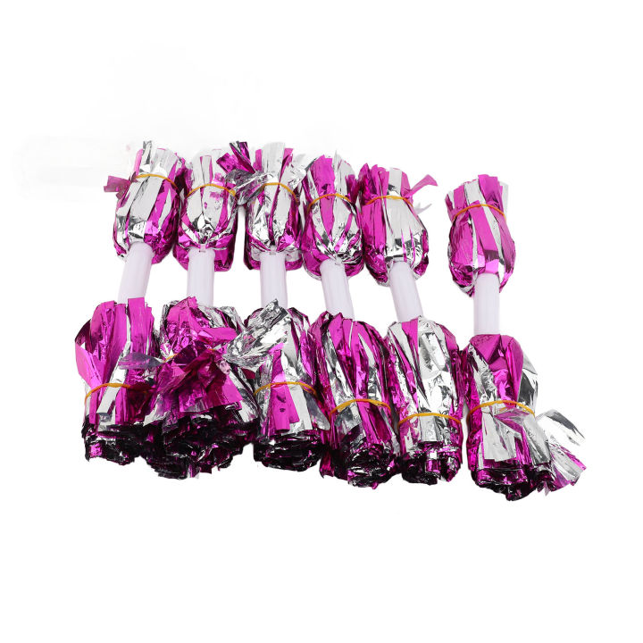 Sáng Bóng Cổ Vũ poms Đa Năng Cách Sử Dụng 6Pcs hai đầu Cổ Vũ poms Sáng ...