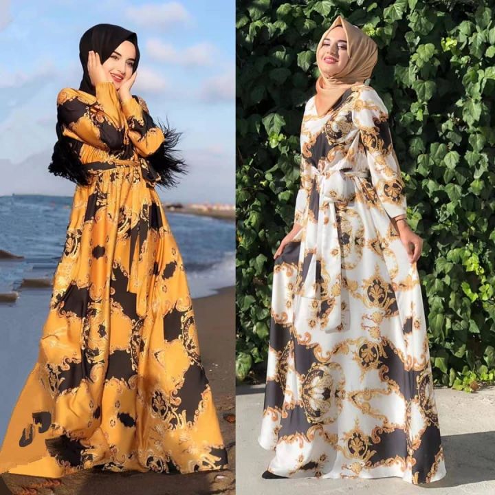 Ramadan Eid Spot Design Muslim Dress Dubai Fashion Mesh Abaya Dubai Turkey  Muslim Kimono Islam Robe Wy1119 - Abaya - AliExpress