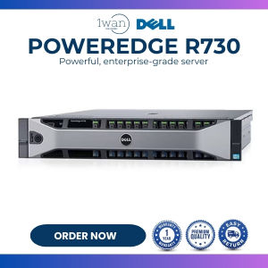 DELL POWEREDGE R730 8SFF rack server with Dual Intel CPUs 64GB RAM 4x 1.2TB SAS RAID Slightly Used