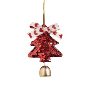 UNQIN Soft Christmas Tree Hanging Ornament Creative Plush Christmas Tree Christmas Tree Decoration Vintage DIY Xmas Hanging Decoration Christmas Ornament