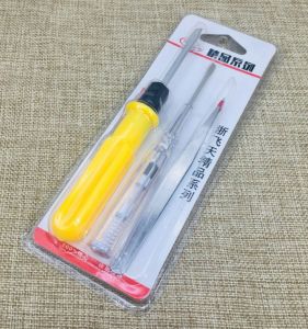 Premium quality🍊screwdriver electric pen tweezers three-piece set cross-word dual-purpose screwdriver