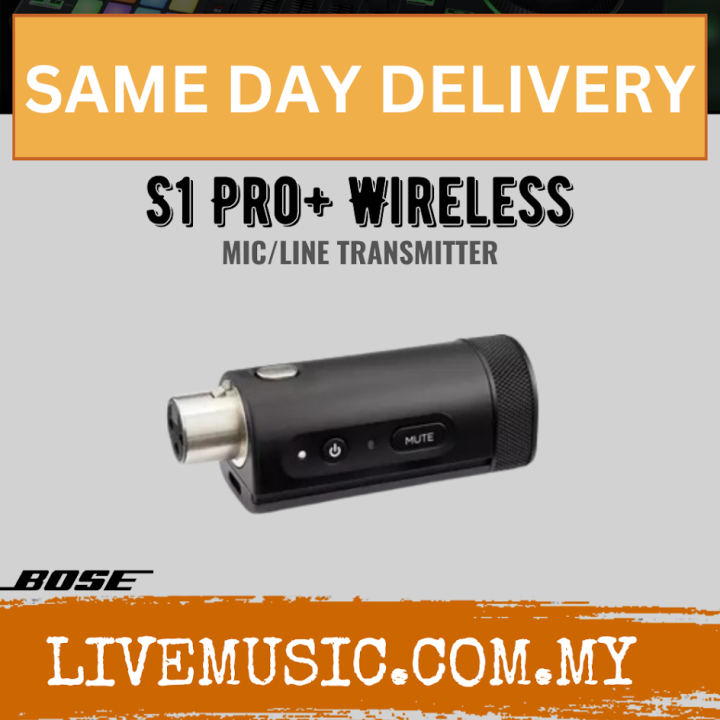 Bose S1 Pro+ Wireless Mic/Line Transmitter – XLR