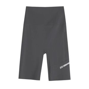 MUQZI Breathable Womens Leggings with Pocket Elastic Slimming Yoga Womens Capri Pants Stretch Seamless High Waist Short Leggings Cycling