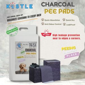 <SG SELLER> PAW KASTLE CHARCOAL ODOR CONTROL/ABSORBENT PET TRAINING PEE PADS / CAT
