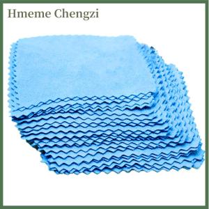Hmeme 10PCS Polishing Cloth Cleaner Jewelery Cleaning Cloth Anti-Tarnish Tool