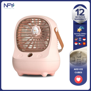 2023 new spray cooling fan mini fan USB charging dormitory home office mini cooling artifact
