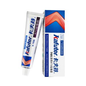 GONUUWGL K-704 45g White Glue High Temperature Resistance Transparent RTV Electronic Glue Silicone Industrial Adhesive Component Glue Silicone Rubber