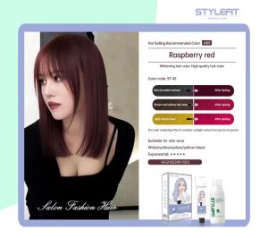 ขายดีที่สุด 6สีให้เลือก STYLE FIT ครีมย้อมสีผมขายดีที่สุด ครีมย้อมสีผม ไม่จำเป็นต้องฟอกขาวอ่อนโยนไม่ระคายเคือง ยาย้อมผม สีย้อมผม สีผม ครีมย้อมผม สีย้อมผมออแกนิ สีย้อมผมชานม สีย้อมผมแบบสระ