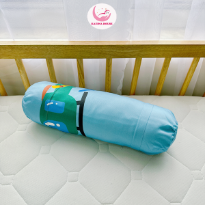 Gối ôm cho bé Katina House 40cm gòn lông vũ êm ái vải Tencel mềm mát phù hợp 0-1t