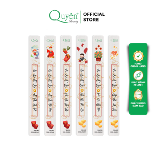 Vỉ 6 Cây Dũa Móng Tết Họa Tiết Gieo Quẻ Đầu Năm Quyên Beauty 802AM - Dụng Cụ Làm Nail Cao Cấp