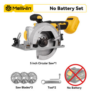 5 Inch Electric Circular Saw Brushless 125MM Cordless Multi-Angle Saw Woodworking Power Tool For Makita 18V Battery