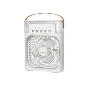 NEW MODEL Portable USB Mini Aircond Air Cooler Mist Fan Kipas Penyejuk Mini Meja 6寸台式迷你散热风扇