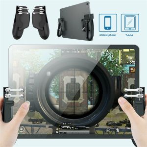 SADSAF Six-Finger Operating Portable Mobile Gaming Android IOS Phone PUBG Game Controller Gamepads for Tablet Joystick