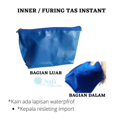 Furing Tas Dalaman anti air waterproof dengan zipper berkualitas tinggi dan saku penyimpanan ponsel untuk Knitting & Crochet