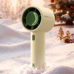 JisuLife Handheld Fan Life10 Christmas Edition Mini Portable USB-C Rechargeable Fans 5-Speed