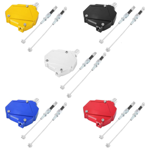 Aluminum Easy Pull Cable Line Motorcycle Stunt Clutch Cable Universal for Most Motorbikes and ATVs Easy Installation